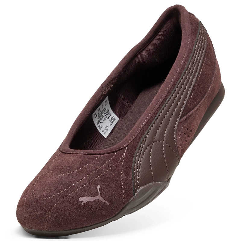 ZAPATILLAS MUJER PUMA URBANAS CAFÉ CATCH SOLEIL BALLERINA SD - 5