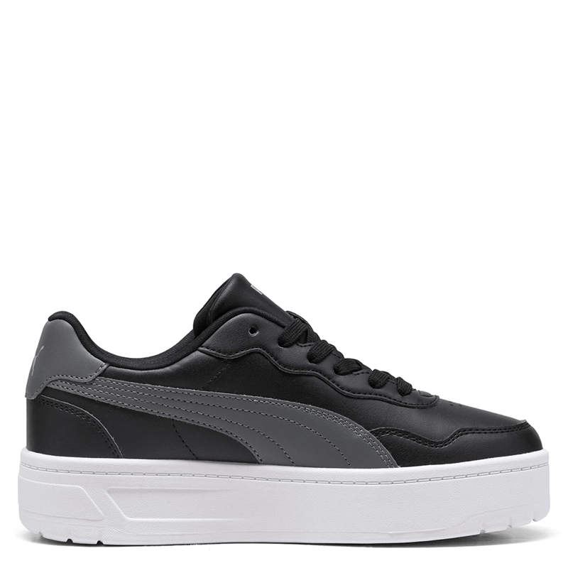 ZAPATILLAS MUJER PUMA CASUALES NEGRO COURT LALLY SKYE FELINE CUERO - 2
