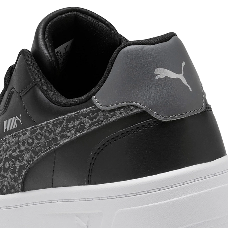ZAPATILLAS MUJER PUMA CASUALES NEGRO COURT LALLY SKYE FELINE CUERO - 5