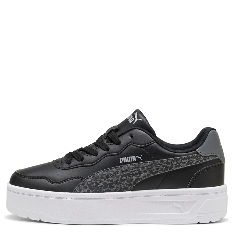 ZAPATILLAS MUJER PUMA CASUALES NEGRO COURT LALLY SKYE FELINE CUERO - 1