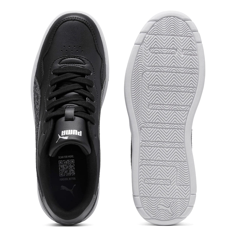 ZAPATILLAS MUJER PUMA CASUALES NEGRO COURT LALLY SKYE FELINE CUERO - 3