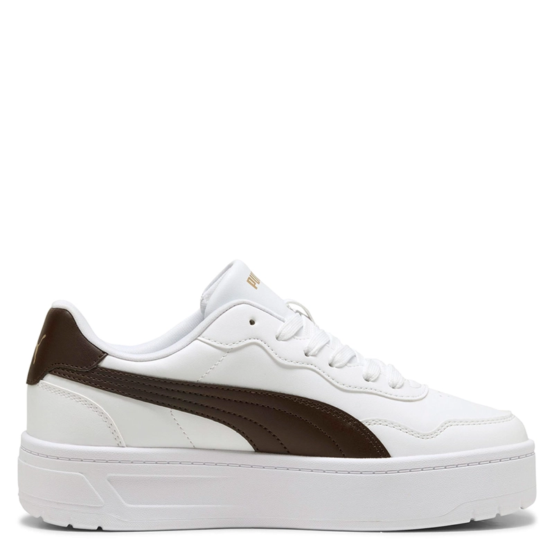 ZAPATILLAS MUJER PUMA CASUALES BLANCO COURT LALLY SKYE FELINE CUERO - 3