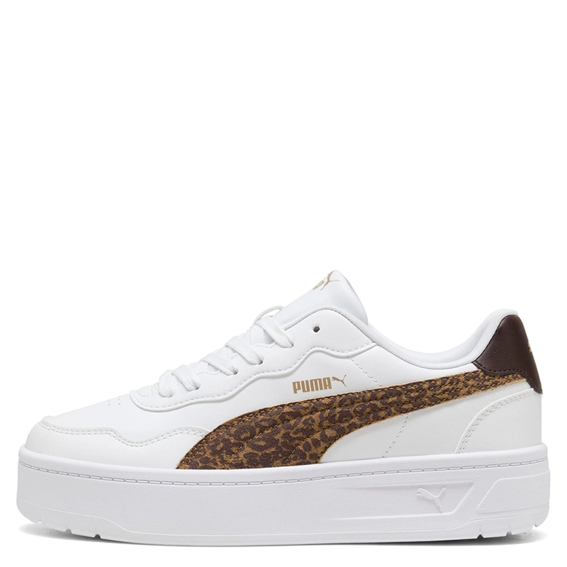ZAPATILLAS MUJER PUMA CASUALES BLANCO COURT LALLY SKYE FELINE CUERO - 1