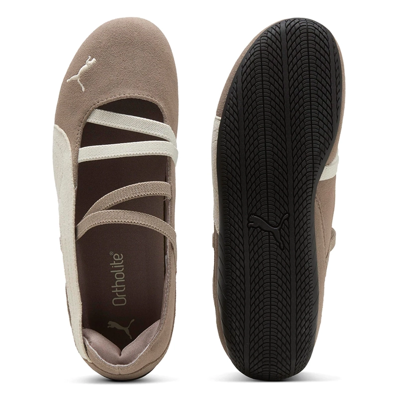 ZAPATILLAS MUJER PUMA CASUALES BLANCO COURT LALLY SKYE FELINE CUERO - 4