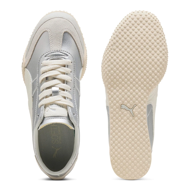 ZAPATILLAS MUJER PUMA CASUALES PLATEADO BELLA UT LEA - 4