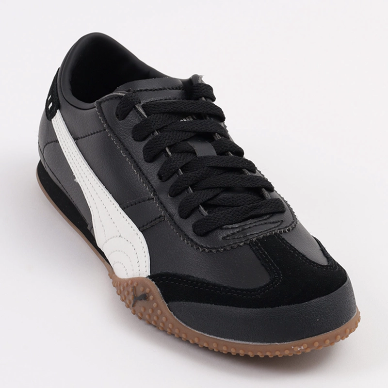 ZAPATILLAS MUJER PUMA CASUALES NEGRO BELLA UT LEA CUERO - 3