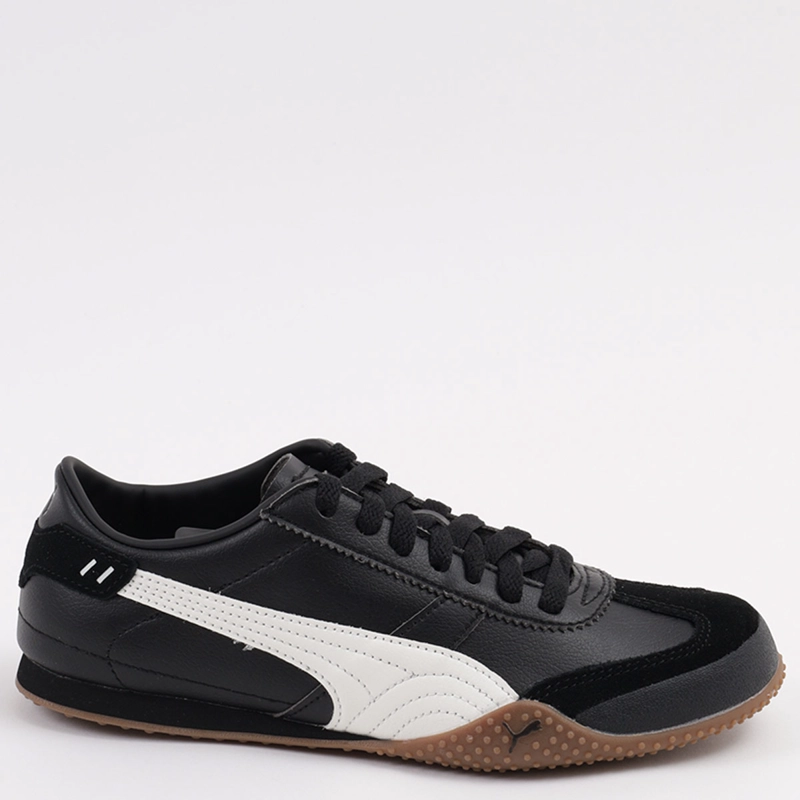 ZAPATILLAS MUJER PUMA CASUALES NEGRO BELLA UT LEA CUERO - 1