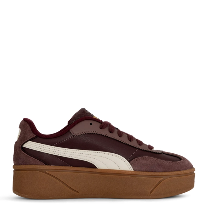 ZAPATILLAS MUJER PUMA URBANAS ROJO CLUB II ERA PLATFORM LUX - 2