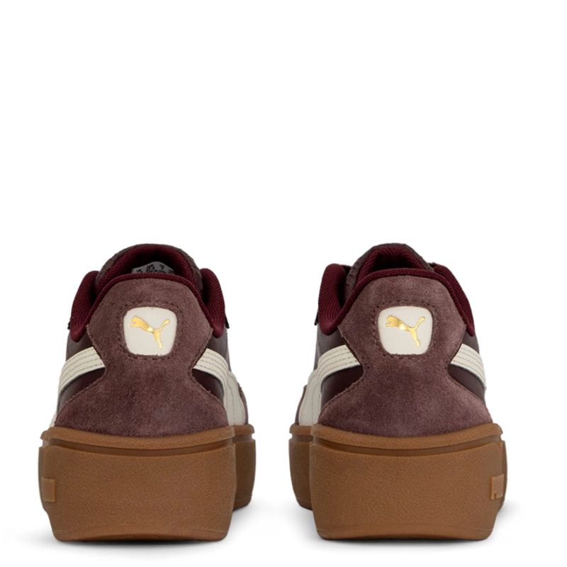 ZAPATILLAS MUJER PUMA URBANAS ROJO CLUB II ERA PLATFORM LUX - 4