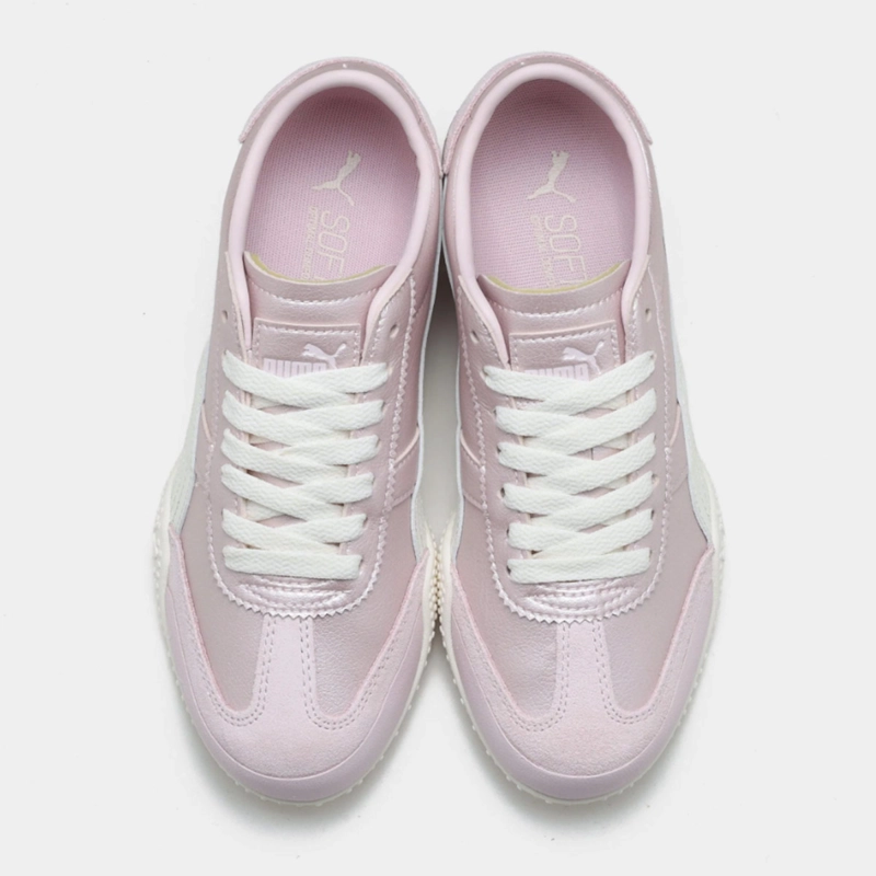 ZAPATILLAS MUJER PUMA URBANAS ROSADO BELLA UT LEA CUERO - 5
