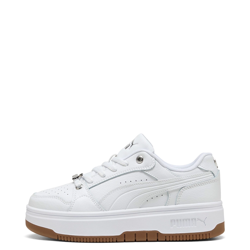 ZAPATILLAS MUJER PUMA URBANAS BLANCO REBOUND FEMME LOW LUXE CUERO