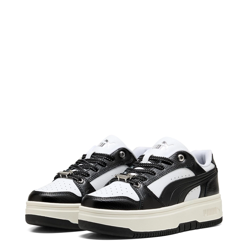 ZAPATILLAS MUJER PUMA URBANAS BLANCO REBOUND FEMME LOW LUXE CUERO - 3