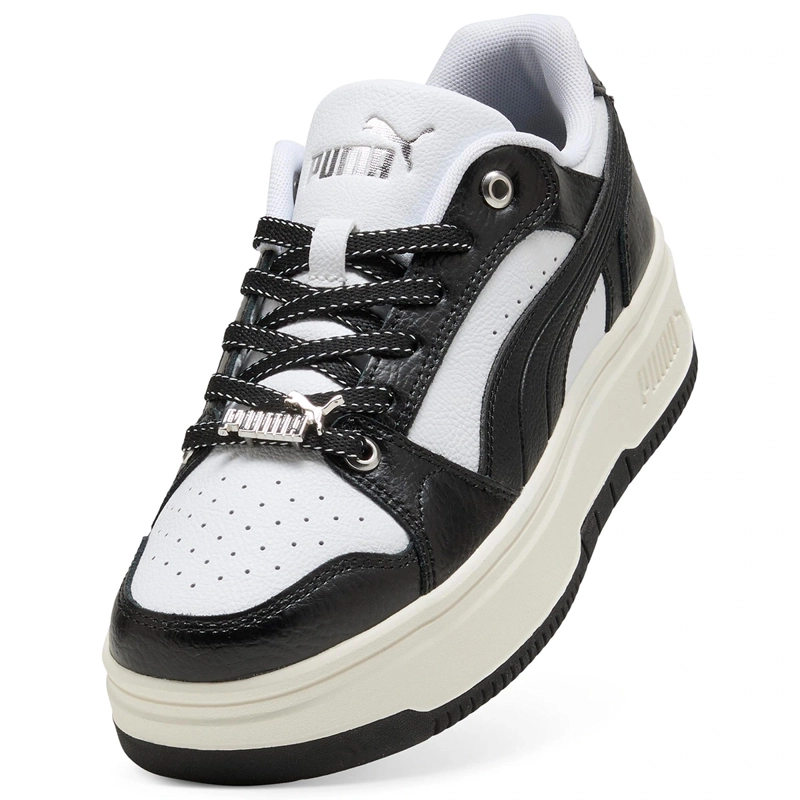 ZAPATILLAS MUJER PUMA URBANAS BLANCO REBOUND FEMME LOW LUXE CUERO - 5