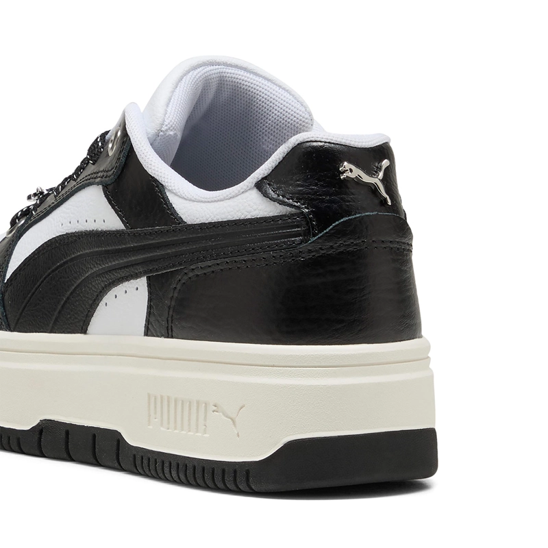 ZAPATILLAS MUJER PUMA URBANAS BLANCO REBOUND FEMME LOW LUXE CUERO - 6