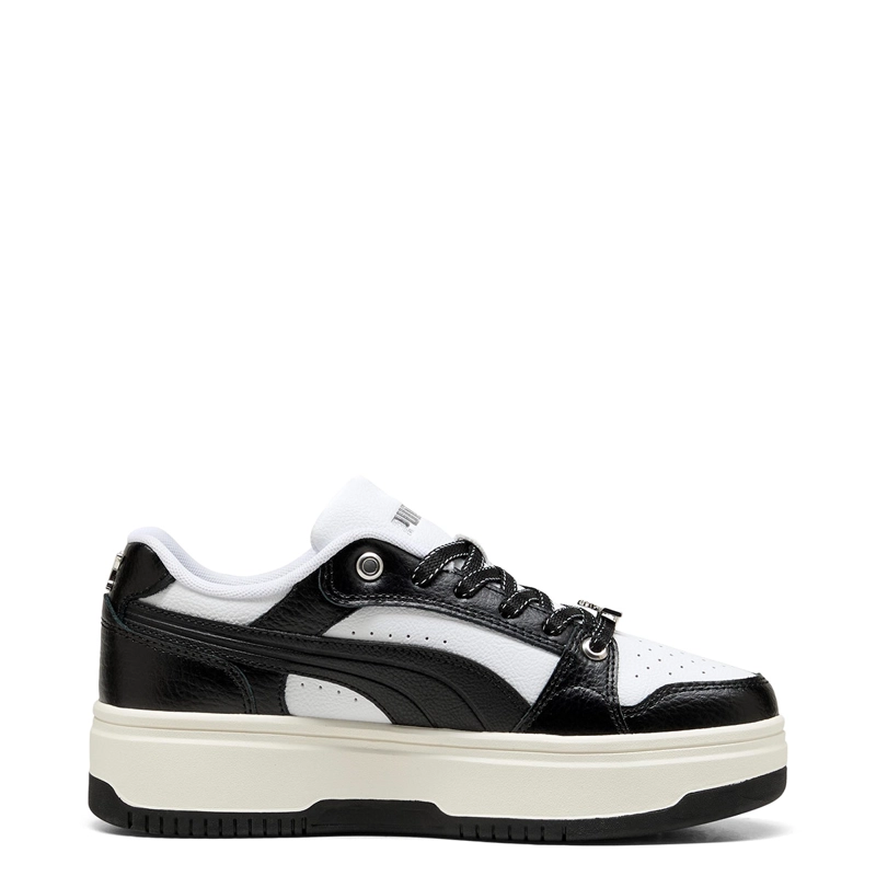ZAPATILLAS MUJER PUMA URBANAS BLANCO REBOUND FEMME LOW LUXE CUERO - 2