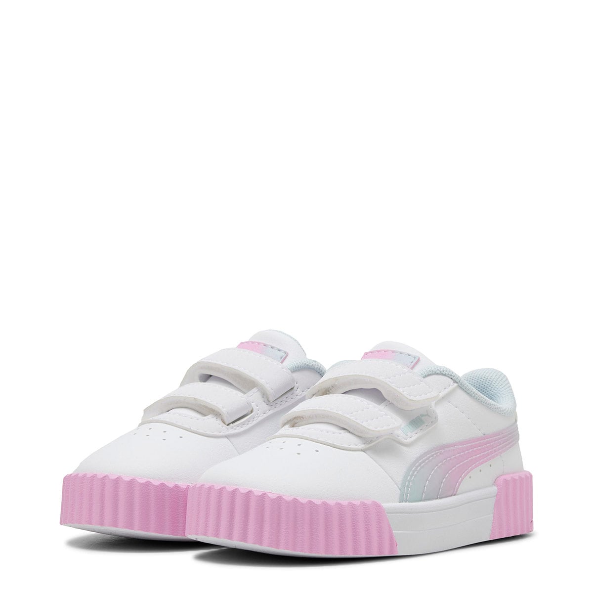 ZAPATILLAS NIÑO PUMA CASUALES BLANCO CARINA 3.0 FADED GLOW V CUERO - 3