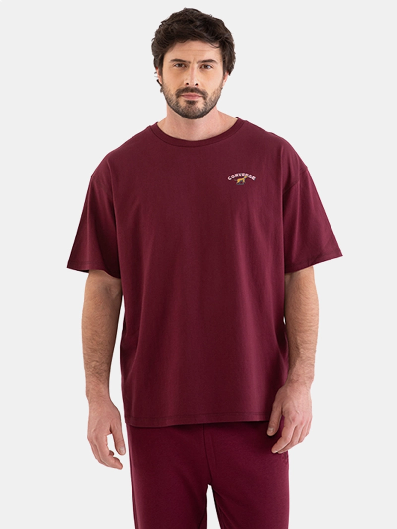 POLERA HOMBRE CONVERSE MANGA CORTA OVERSIZE MUSHROOM - 1