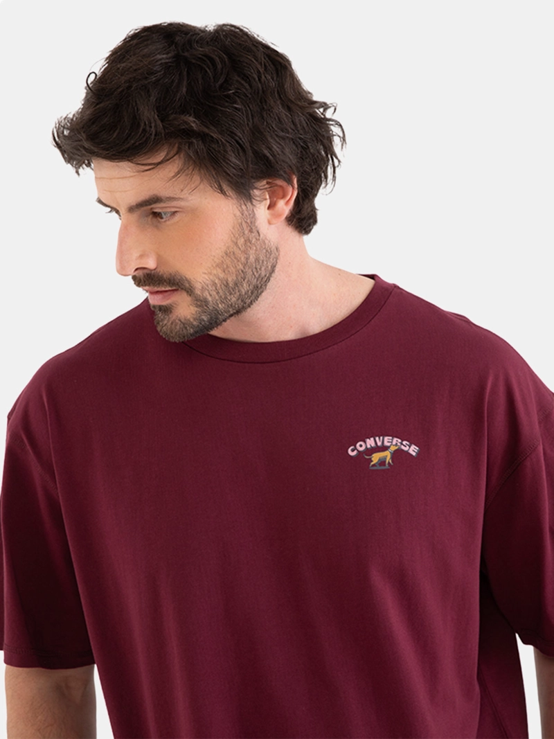 POLERA HOMBRE CONVERSE MANGA CORTA OVERSIZE MUSHROOM - 3
