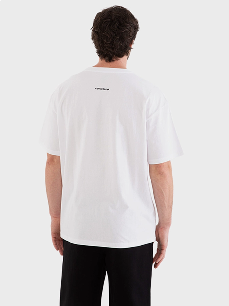 POLERA HOMBRE CONVERSE MANGA CORTA OVERSIZE MUSHROOM - 2