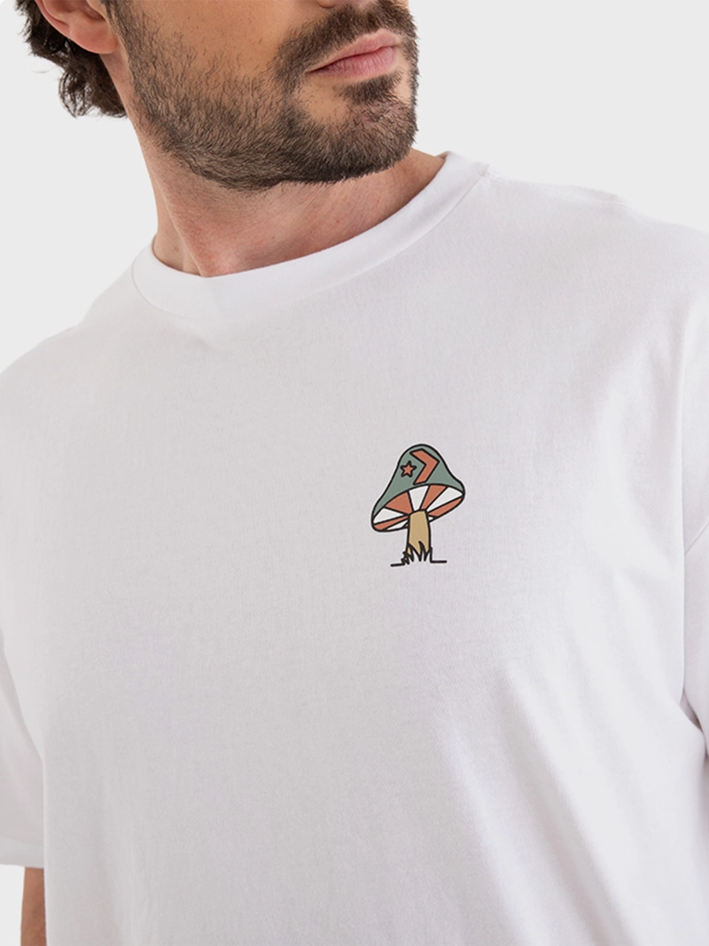 POLERA HOMBRE CONVERSE MANGA CORTA OVERSIZE MUSHROOM - 6