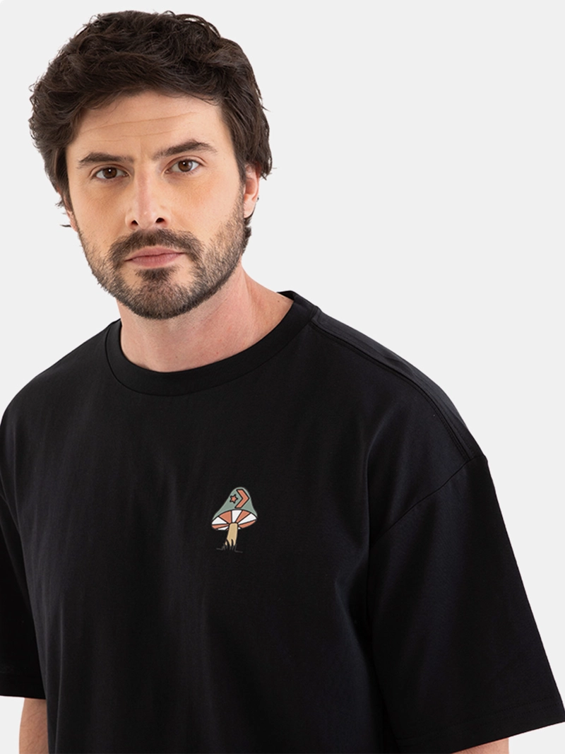 POLERA HOMBRE CONVERSE MANGA CORTA OVERSIZE MUSHROOM - 3
