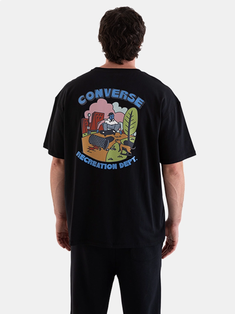 POLERA HOMBRE CONVERSE MANGA CORTA OVERSIZE RECREATION DEPT - 2