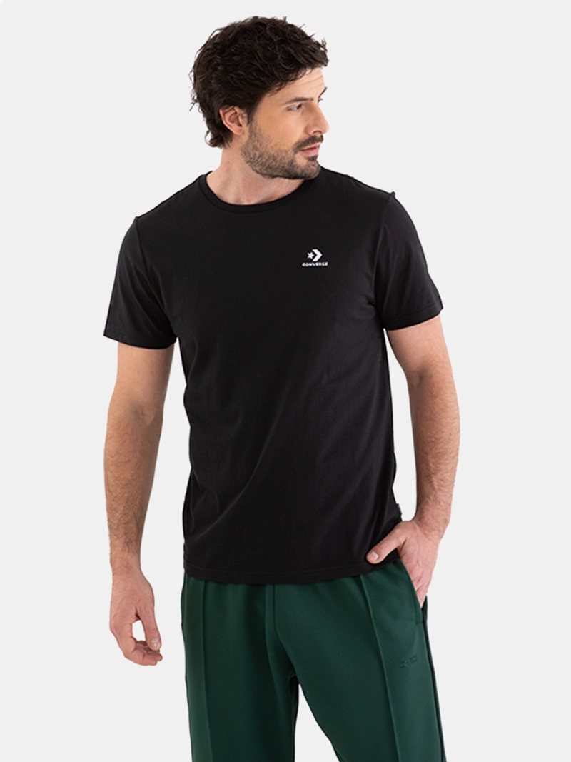 POLERA HOMBRE CONVERSE MANGA CORTA SMALL STAR CHEVRON