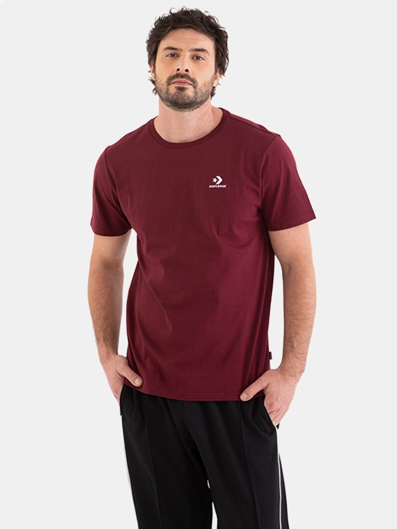 POLERA HOMBRE CONVERSE MANGA CORTA SMALL STAR CHEVRON - 1