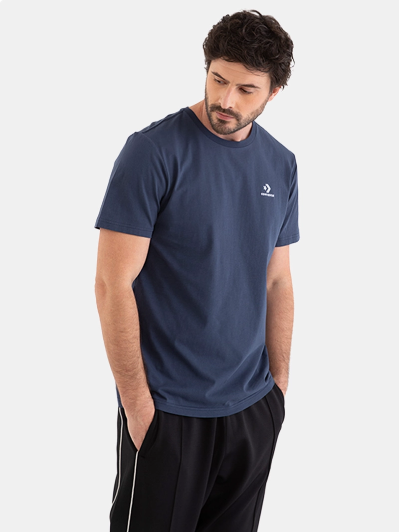 POLERA HOMBRE CONVERSE MANGA CORTA SMALL STAR CHEVRON - 1