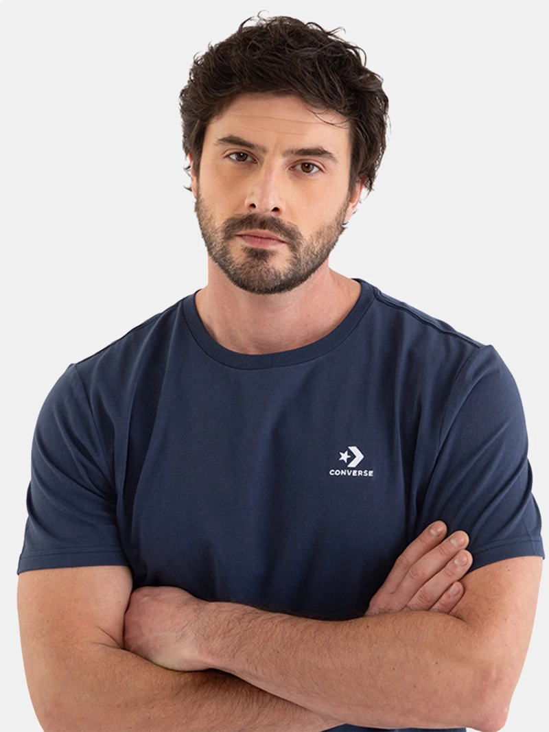 POLERA HOMBRE CONVERSE MANGA CORTA SMALL STAR CHEVRON - 3