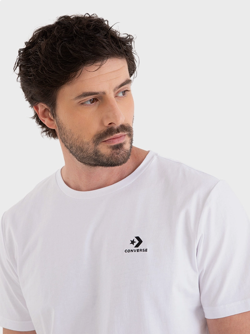 POLERA HOMBRE CONVERSE MANGA CORTA SMALL STAR CHEVRON - 3