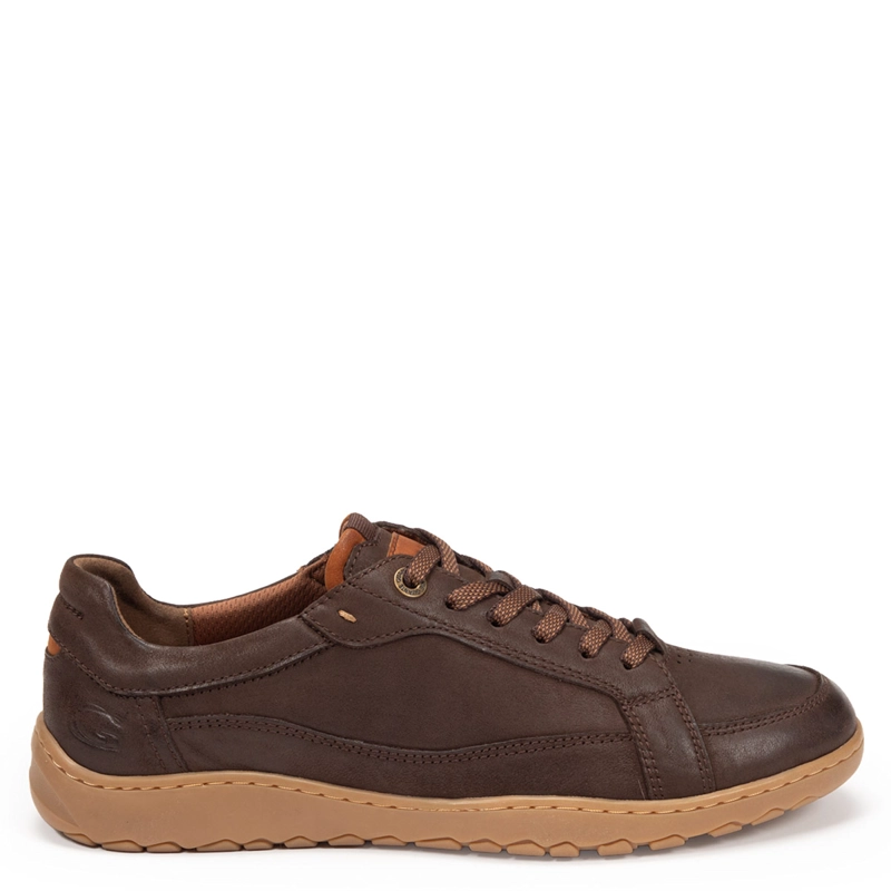ZAPATILLAS HOMBRE GUANTE CASUALES CHOCOLATE HOLLAND CUERO - 1