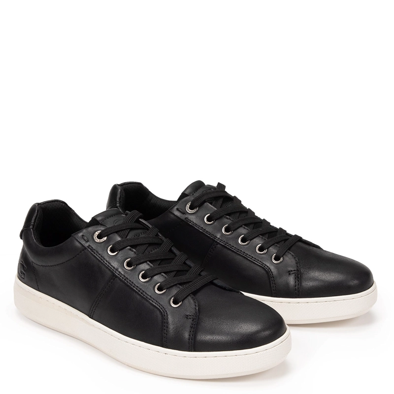 ZAPATILLAS HOMBRE GUANTE CASUALES NEGRO MELBOURNE CUERO - 3