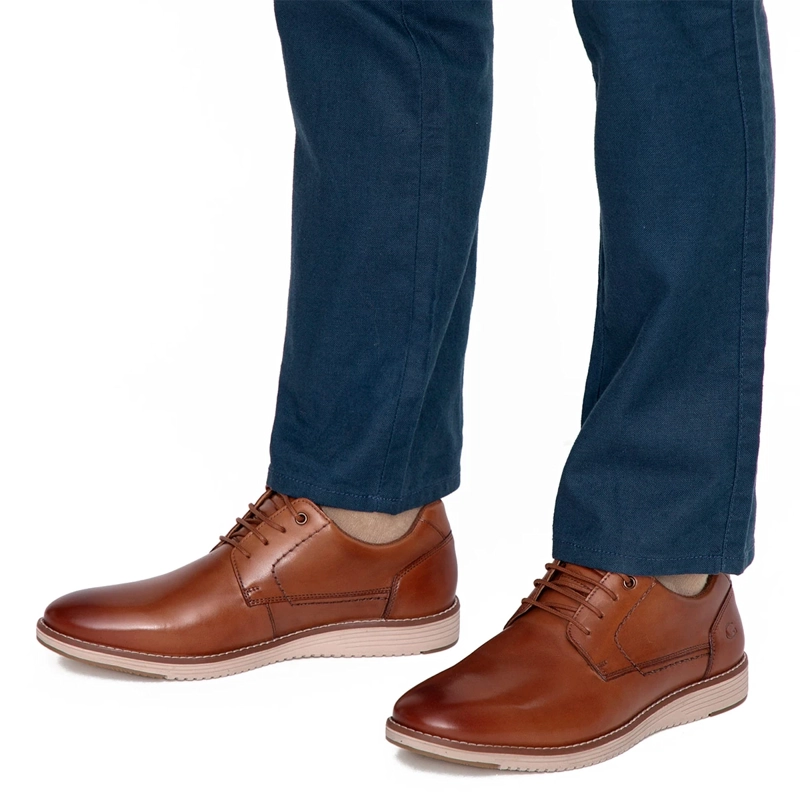 ZAPATOS HOMBRE GUANTE CAMEL SEGOVIA CUERO - 2