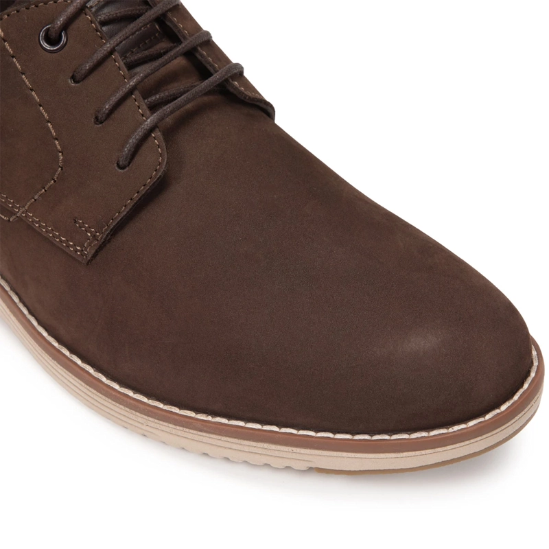 ZAPATOS HOMBRE GUANTE CAFÉ SEGOVIA CUERO - 6