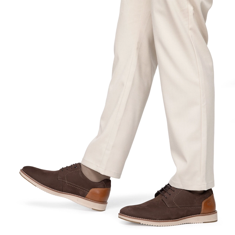 ZAPATOS HOMBRE GUANTE CAFÉ SEGOVIA CUERO - 2