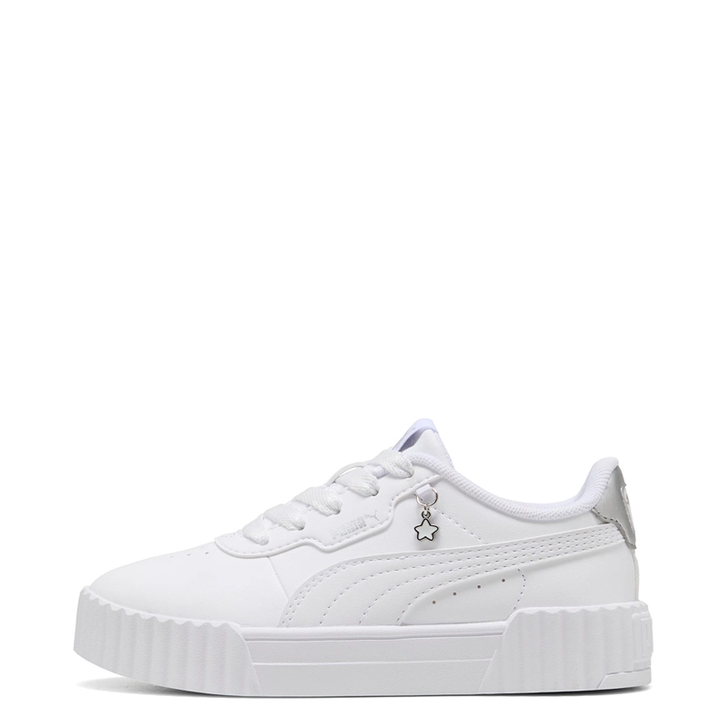 ZAPATILLAS NIÑA PUMA URBANAS BLANCO PUMA CARINA 3.0 CHARM PS CUERO