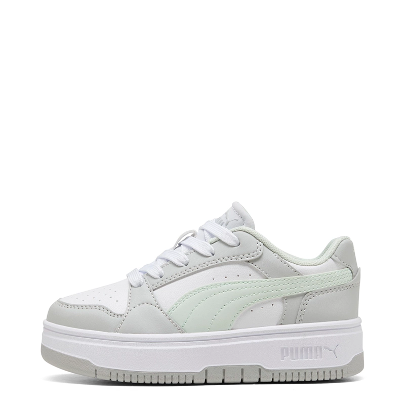 ZAPATILLAS NIÑO PUMA URBANAS GRIS REBOUND FEMME PS CUERO - 1