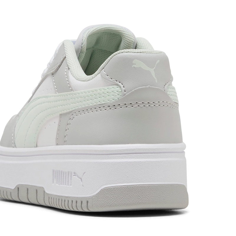 ZAPATILLAS NIÑO PUMA URBANAS GRIS REBOUND FEMME PS CUERO - 6