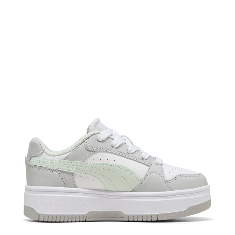 ZAPATILLAS NIÑO PUMA URBANAS GRIS REBOUND FEMME PS CUERO - 2