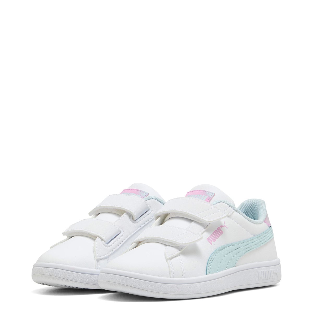 ZAPATILLAS NIÑO PUMA CASUALES BLANCO PUMA SMASH 3.0 FADED GLOW V PS CUERO - 3