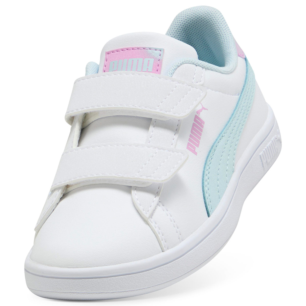 ZAPATILLAS NIÑO PUMA CASUALES BLANCO PUMA SMASH 3.0 FADED GLOW V PS CUERO - 6