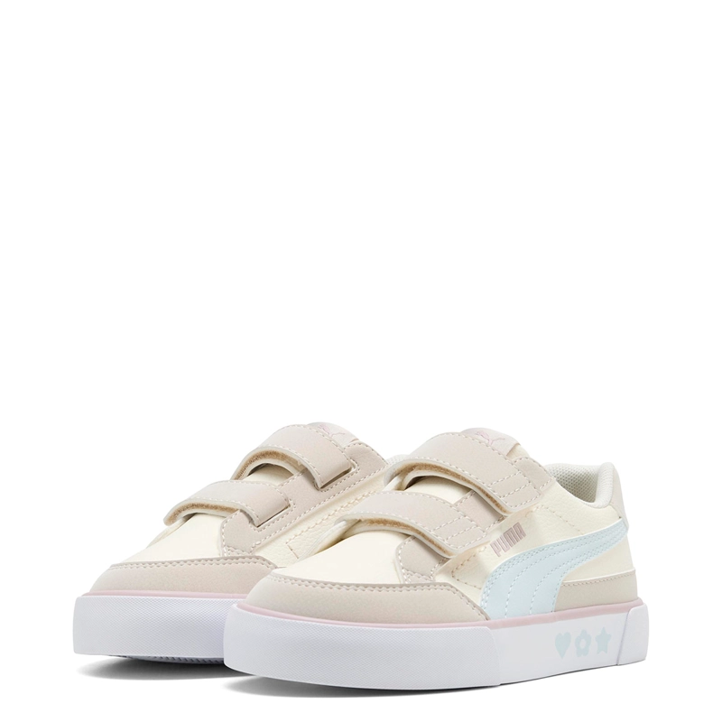 ZAPATILLAS NIÑO PUMA URBANAS BLANCO COURT CLASSIC VULC KIDS FUN V PS CUERO - 3