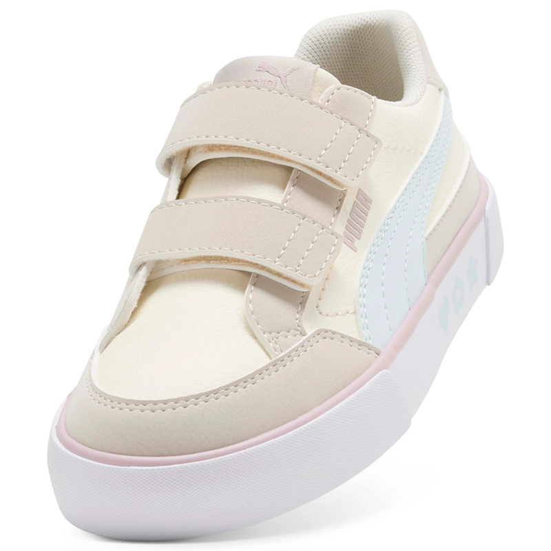 ZAPATILLAS NIÑO PUMA URBANAS BLANCO COURT CLASSIC VULC KIDS FUN V PS CUERO - 5