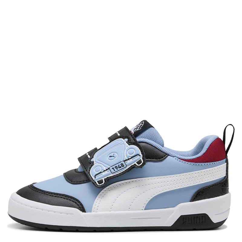 ZAPATILLAS NIÑO PUMA CASUALES AZUL PUMA MULTIFLEX 2 RACING CREW CUERO - 1