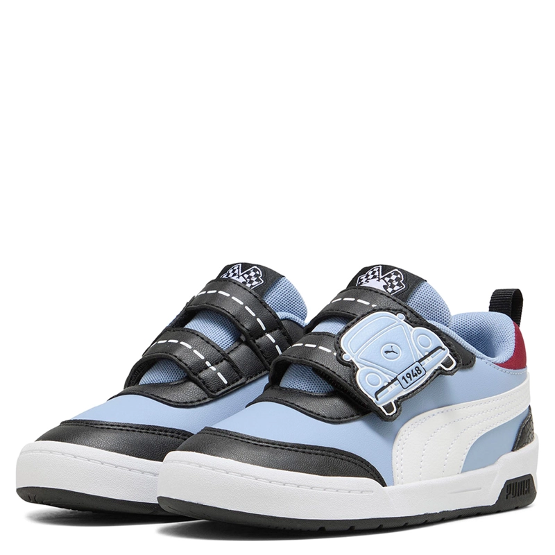 ZAPATILLAS NIÑO PUMA CASUALES AZUL PUMA MULTIFLEX 2 RACING CREW CUERO - 2