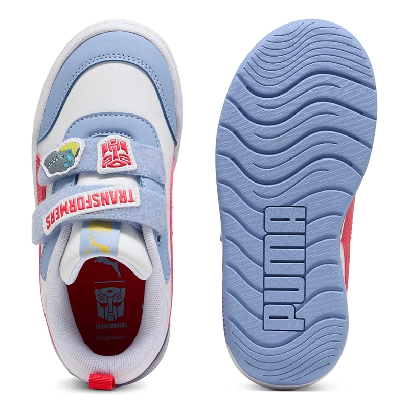 ZAPATILLAS NIÑO PUMA CASUALES BLANCO PUMA MULTIFLEX 2 SL TRANSFORMERS CUERO - 4