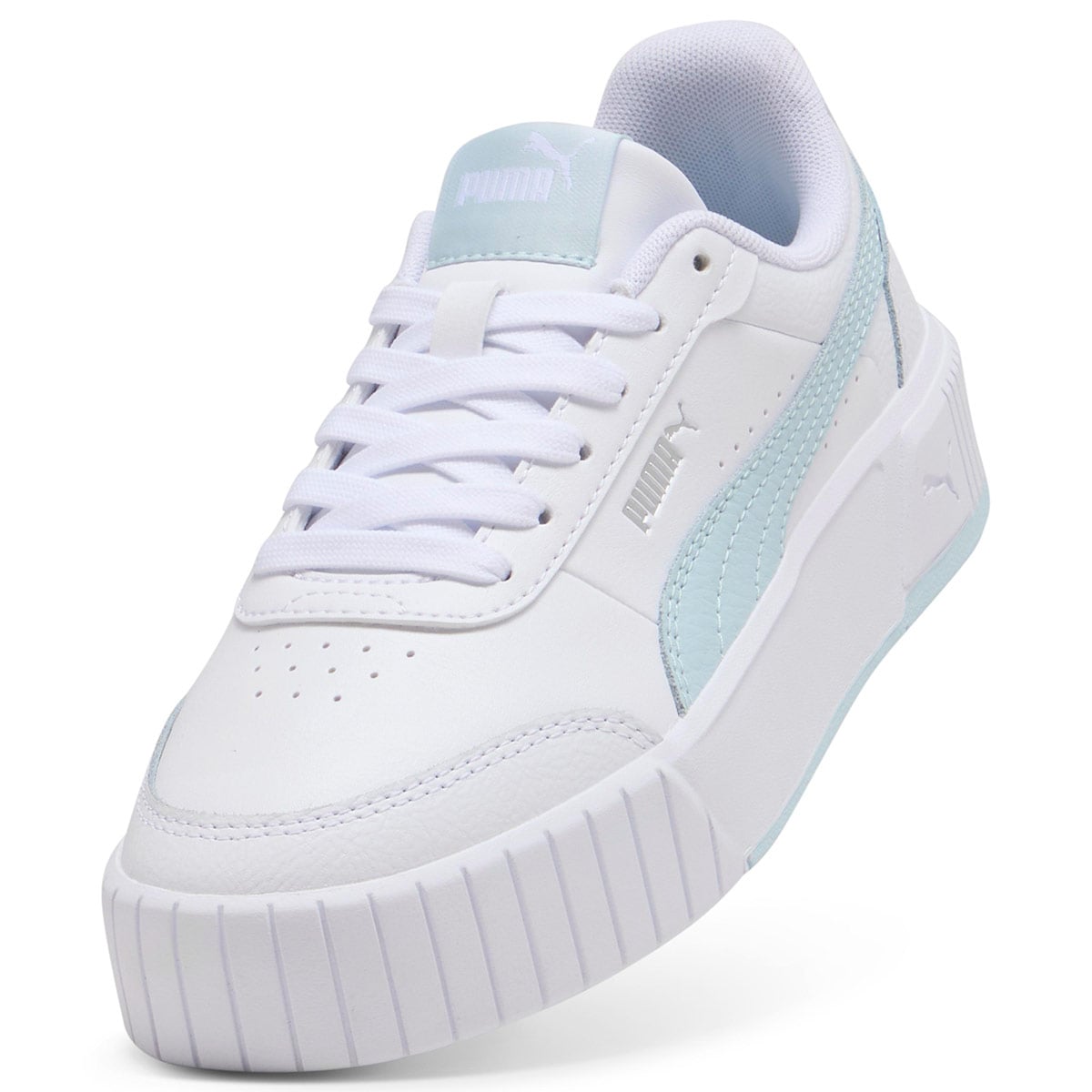 ZAPATILLAS NIÑO PUMA CASUALES BLANCO CARINA MIA JR CUERO - 6