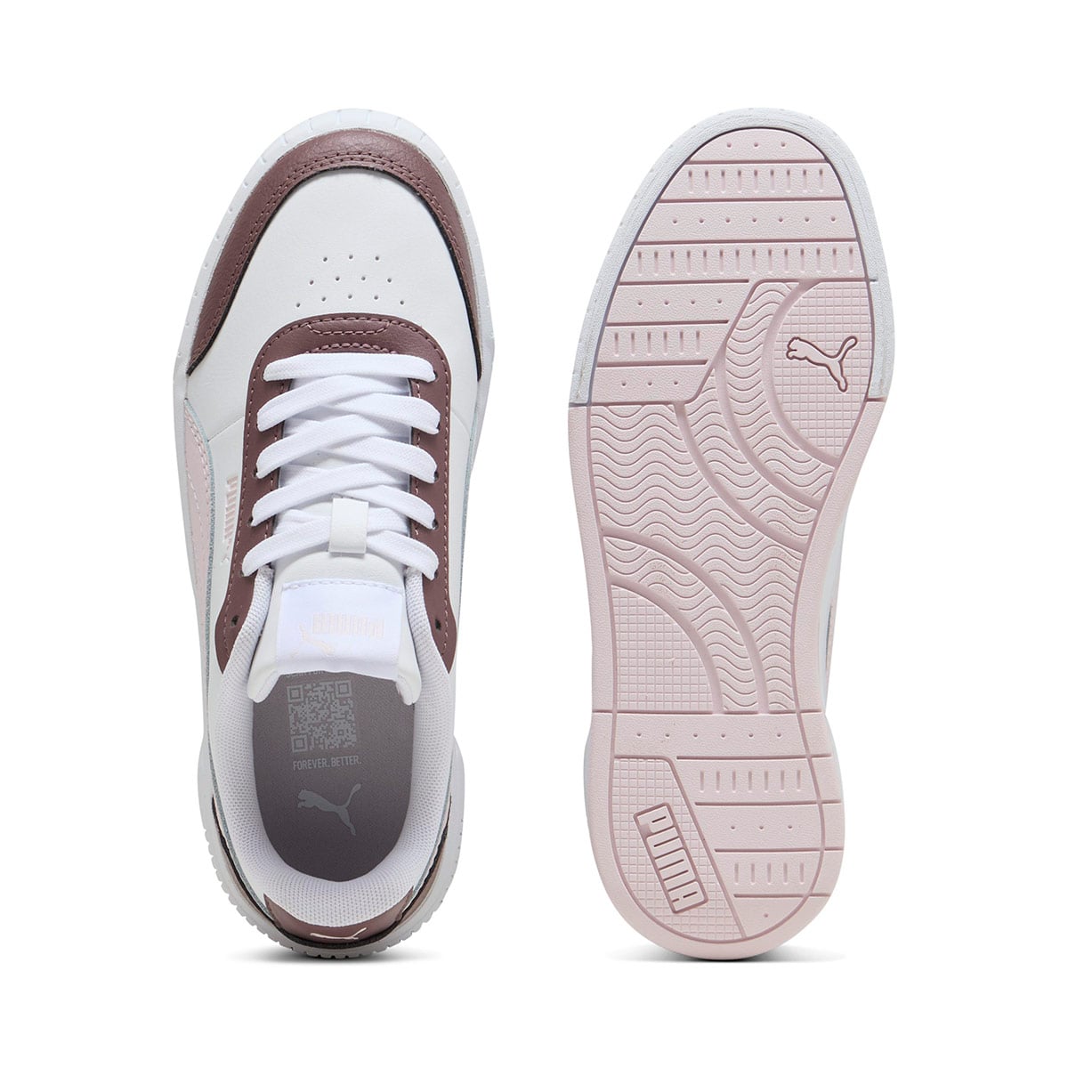 ZAPATILLAS NIÑO PUMA CASUALES BLANCO CARINA MIA JR CUERO - 5