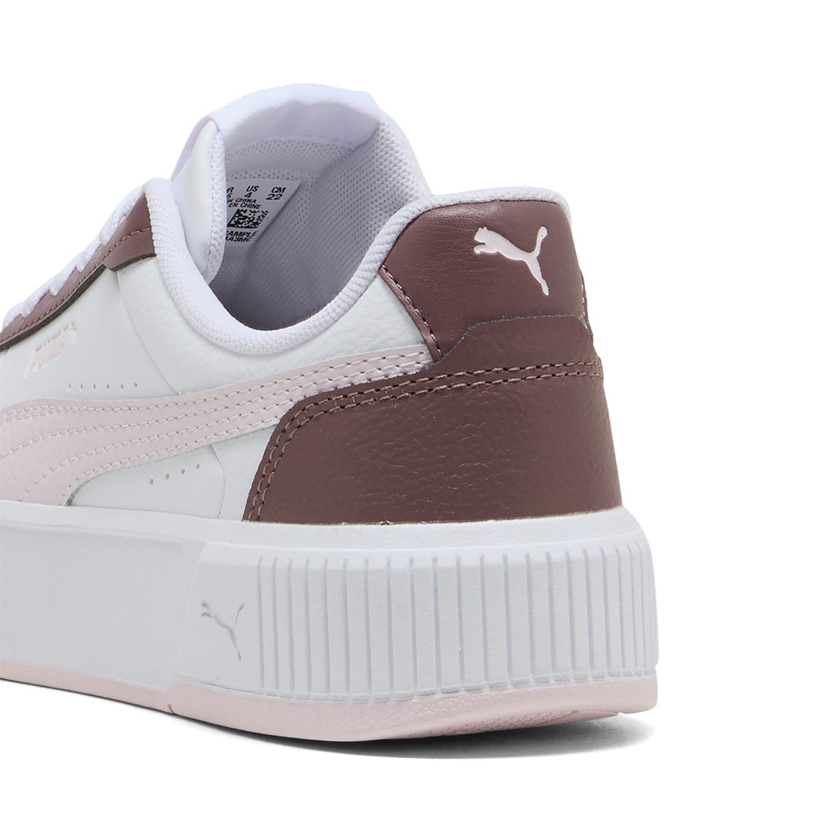 ZAPATILLAS NIÑO PUMA CASUALES BLANCO CARINA MIA JR CUERO - 4